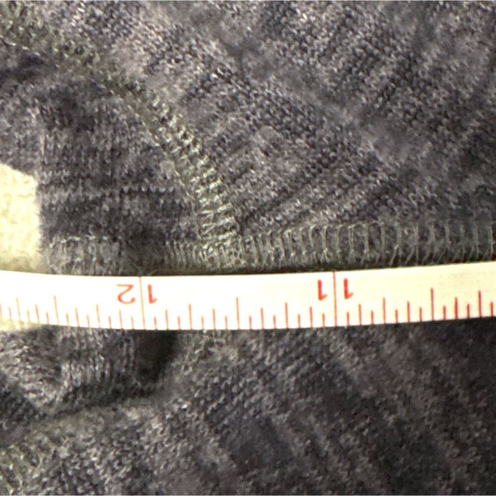 Lori Goldstein LOGO Womens Jogger Pants S Heathered Navy With Ankle Zip Longe - Picture 7 of 8